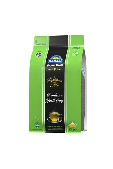 Karali Premium Dökme Yeşil Çay 200g - Resim 3