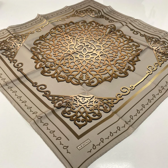 Armine Saf İpek Eşarp Nostalji Serisi Sura İpek PKB0104 ürün görseli 1