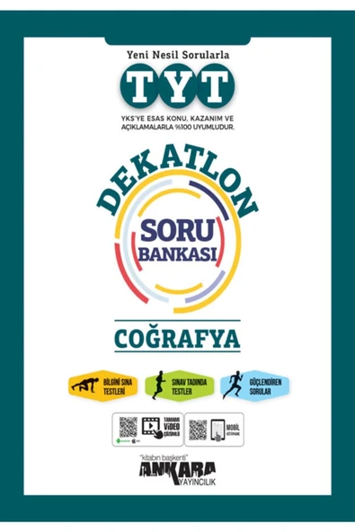 Tyt Coğrafya Soru Bankasi Dekatlon Ankara Yayın ürün görseli 1