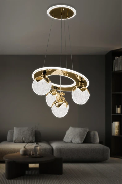 Nova 4 Toplu Modern Sarkıt Led Avize - Resim 4