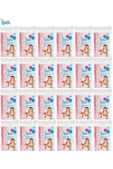 Bebek Temizleme Pamuğu 1440 Adet (24pk*60) ürün görseli 1