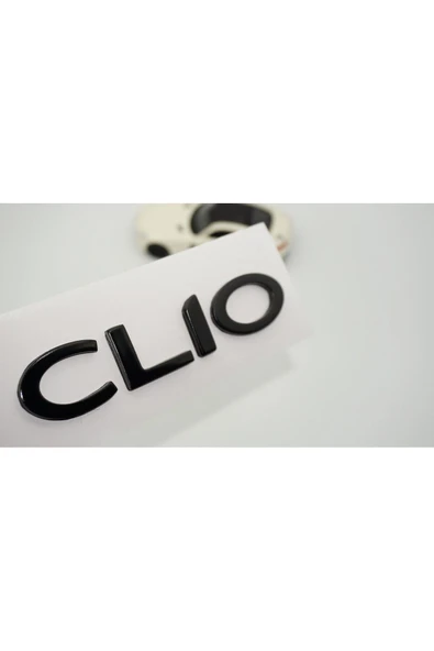 Clio 5 Bagaj Siyah ABS Yazı Logo Amblem Renault İle Uyumlu ürün görseli 1
