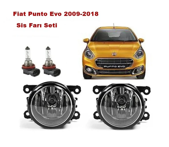 Fiat Punto Evo 2009-2018 Sis Farı Seti 8200074008 ürün görseli 1