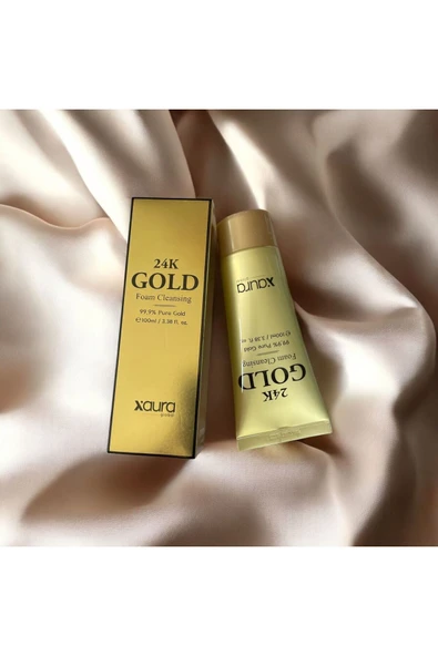 PTTAVM: XAURA 24K GOLD FOAM CLEANSİNG 100ML – 99.9% SAF ALTIN