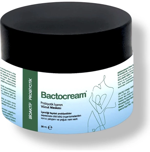 BACTOLAC BACTOCREAM CANLI PROBİYOTİK IÇEREN VÜCUT MASKESİ 30 ML ürün görseli 1