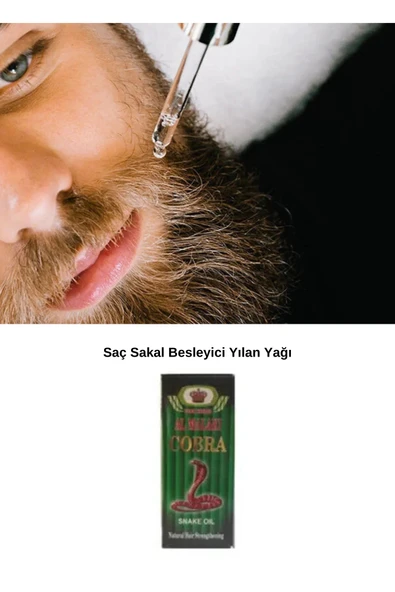 Kobra Saç ve Sakal Besleyici Gürleştirici Yılan Yağı 70ml ürün görseli 1