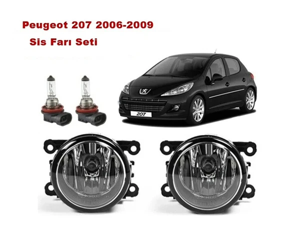 Peugeot 207 2006-2009 Sis Farı Seti 8200074008 ürün görseli 1