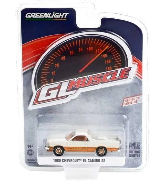 Greenlight 1980 Chevrolet El Camino SS 1/64 Model Araba ürün görseli 1