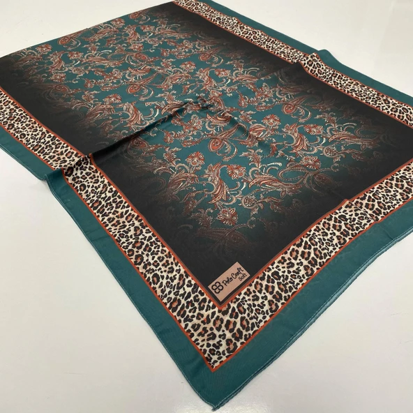 Polo Craft Soft Pamuklu Şal Etro Desen FZY0605 ürün görseli 1