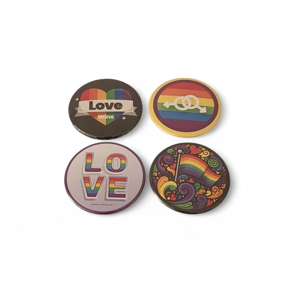 LGBT Magnet Set 1 - 4'lü LGBT Magnet - Resim 2