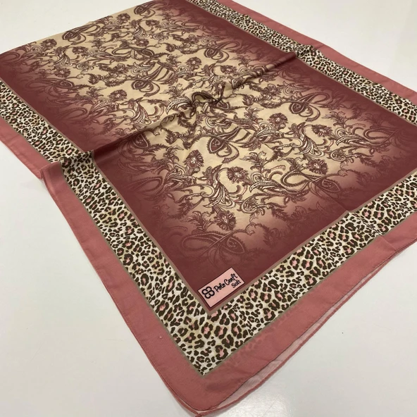 Polo Craft Soft Pamuklu Şal Etro Desen FZY0604 ürün görseli 1