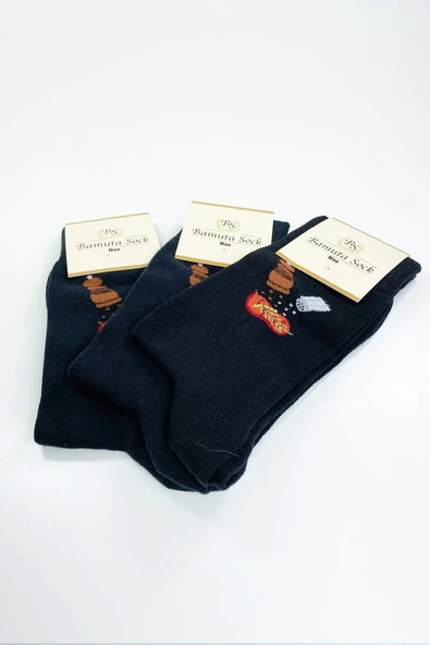 3 Çift Kadın Erkek Unisex Kalın Uzun Çorap ürün görseli 1