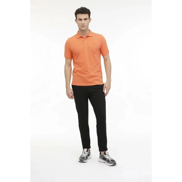 Lumberjack Genç Erkek Polo Yaka T-Shirt Turuncu 101533537 ürün görseli 1