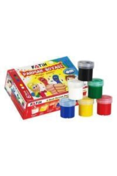 Parmak Boyası 25 ml 6 Renk 50021 ürün görseli 1