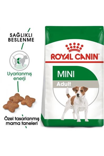 Royal Canin Mini Adult Küçük Irklar Için Yetişkin Kuru Köpek Maması 4kg ürün görseli 1