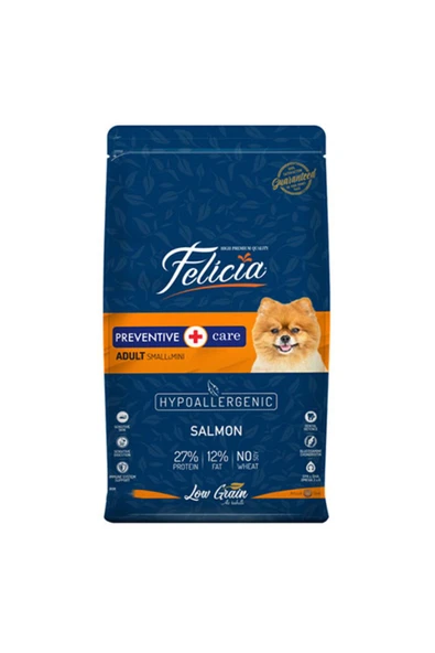 Felicia Hypoallergenic Small Mini Somonlu Küçük Irk Düşük Tahıllı Yetişkin Köpek Maması 3 Kg ürün görseli 1