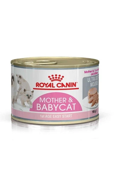 Royal Canin Mother&babycat Gebe/laktasyondaki Anne Ve Yavru Kedi Için Kedi Konservesi 195g ürün görseli 1