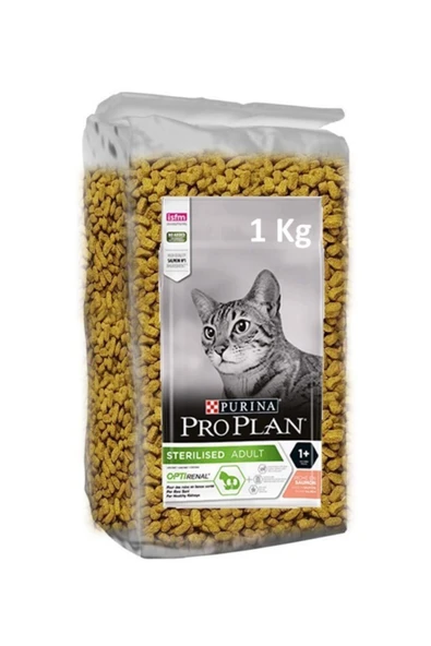 Pro Plan Sterilised Somonlu Kısırlaştırılmış Yetişkin Kedi Maması 1 Kg Açık ürün görseli 1
