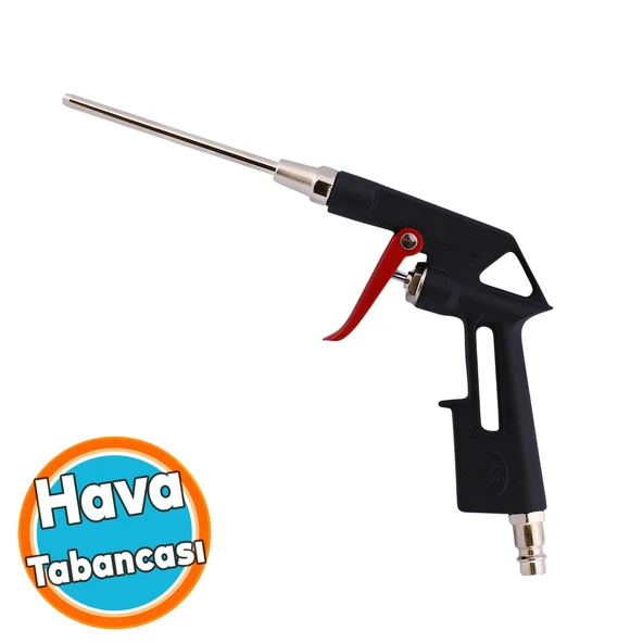 Hava Üfleme Tabancası Profesyonel Uzun Ağızlı Uçlu Temizlik Toz Giderme Tabancası Kompresör 12 cm ürün görseli 1