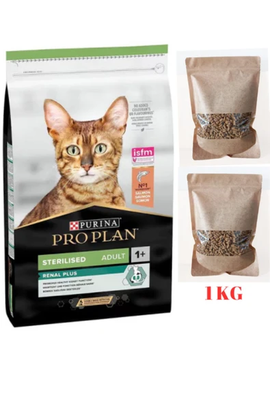 ProPlan sterilised somonlu kısırlaştırılmış kedi maması 1 kg açık mama ürün görseli 1