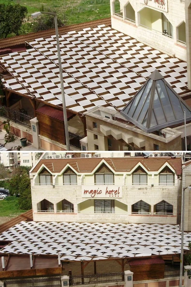 Branda Dünyası 7x7.1 Metre Pergola Battı Çıktı Gölgelik Oxford Kumaş ürün görseli 1