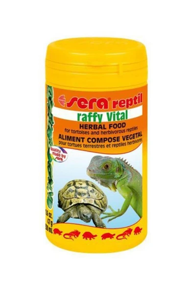 Sera Raffy Vital Nature Kaplumbağa Yemi 250 ML ürün görseli 1