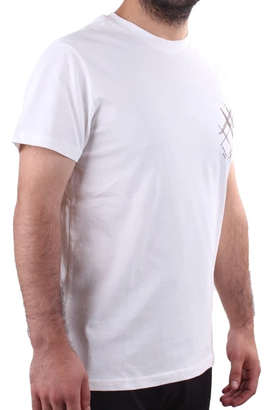 Twister Jeans 2319 Ekru Günlük Pamuklu Bisiklet Yaka Erkek Tişört ürün görseli 1