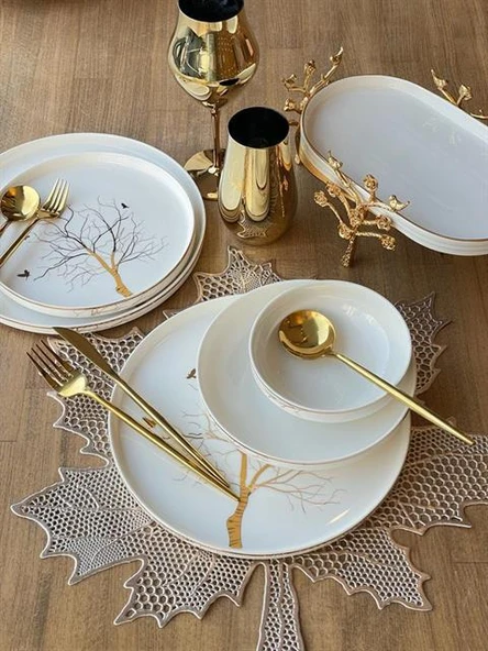 Yemek Takımı Modern Arbol Bird 24 Parça 6 Kişilik ürün görseli 1