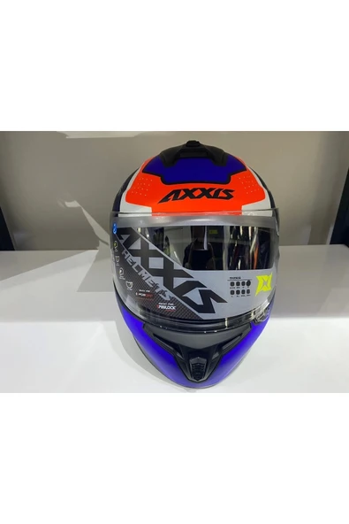 Kask AXXİS  Draken S Cougar Mat Blue - Resim 2