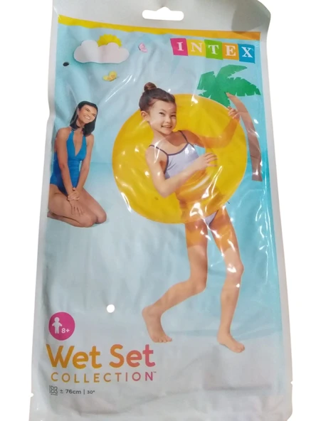 Wet Set Şefaf Deniz Havuz Simidi 76 Cm - Resim 3