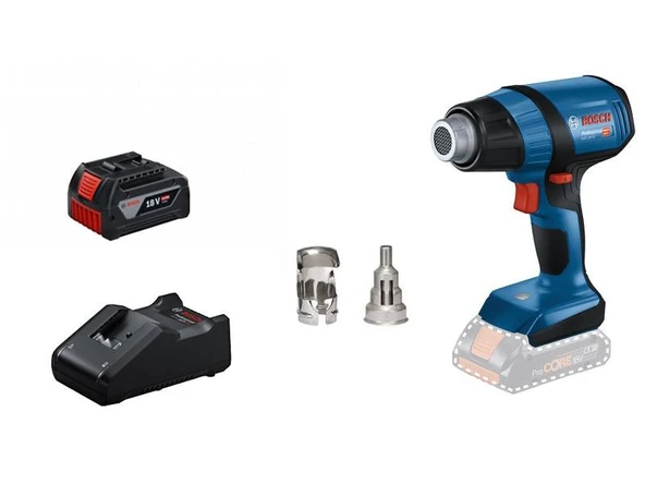 Bosch GHG 18V-50 1x5.0Ah Tek Akülü Sıcak Hava Tabancası ürün görseli 1
