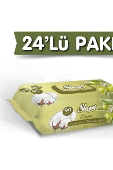 Sleepy Doğal Zeytinyağlı 90 Adet x 24 Paket ürün görseli 1