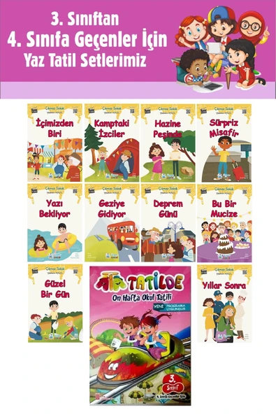 3.Sınıftan 4.Sınıfa Geçenler İçin Çıkmaz Sokak Hikaye Seti - Tatil Kitabı ürün görseli 1