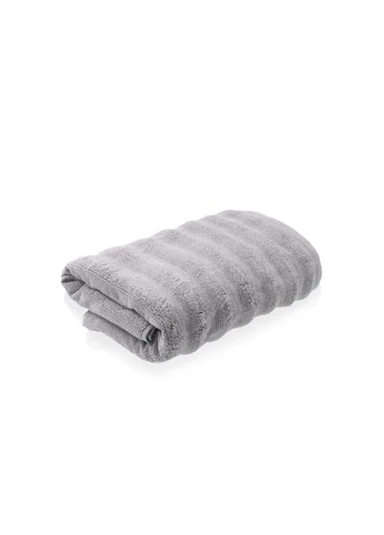 Fine Cotton Gri Banyo Havlusu 140x70 Cm ürün görseli 1