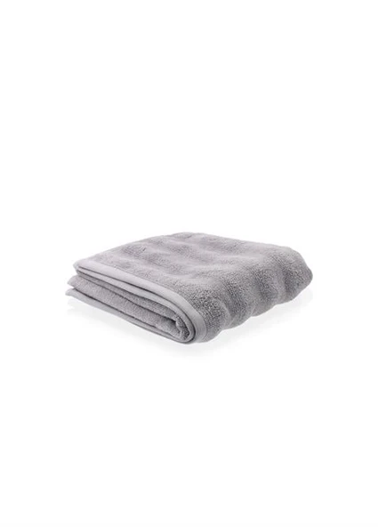 Fine Cotton Gri Yüz Havlusu 90x50 Cm ürün görseli 1