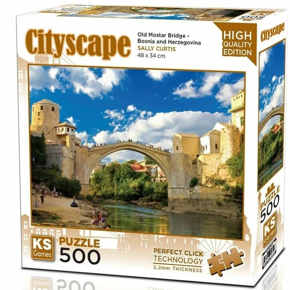Ks Games Puzzle 500 Old Mostar Bridge Bosna-Hersek 20061 ürün görseli 1