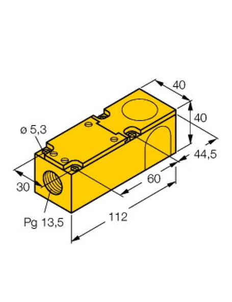 Turck 10078 MP-10D-Y1 Ultrasonic Sensor Reflektörlü ürün görseli 1