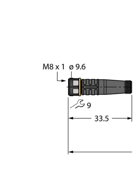Turck 6625668 PKG3M-2-PSG3M-TXL AKTÜATÖR-SENSÖR KABLOSU, PUR ürün görseli 1