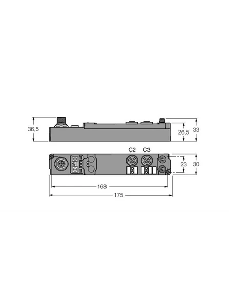 Turck 6824122 SCOB-0002D-0002 CANOPEN İÇİN PİCONET TEK MODÜL ürün görseli 1