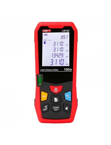 Uni-T LM100A Lazerli Mesafe Ölçer 100mt ürün görseli 1
