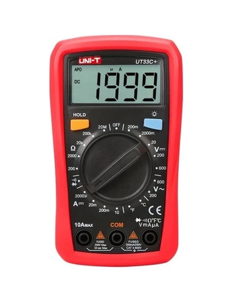 Uni-T UT33C+  Multimetre Ölçü Aleti ürün görseli 1