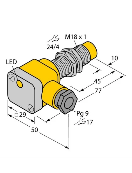 Turck 46422 NI10-G18SK-AP6X Endüktif Sensör ürün görseli 1