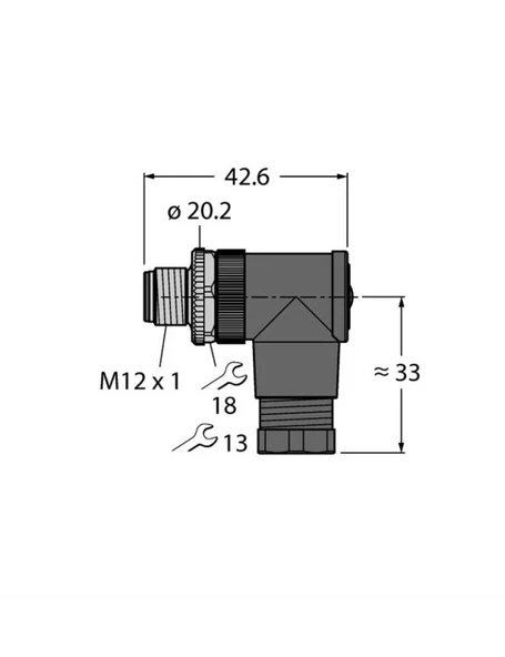 Turck 69011 BS8241-0 SENSÖR VE AKTÜATÖR AKSESUARLARI ürün görseli 1