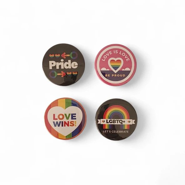LGBT Magnet Set 2 - 4'lü LGBT Magnet ürün görseli 1