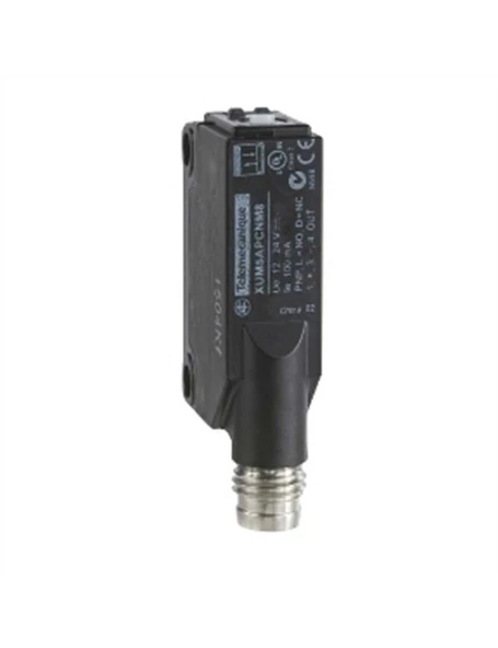 Telemecanique XUM9APCNM8 Fotoelektrik Sensör Reflektörlü XUM  Polarize  Sn 5m - 12..24VDC  M8 ürün görseli 1