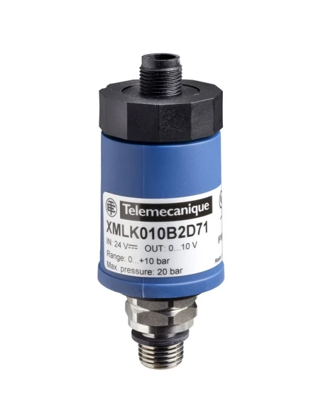 Schneider XMLK006B2D21 Optimum Basınç Sensörü 0..6bar - G 1/4A - 4..20mA - M12 - 1'li set ürün görseli 1
