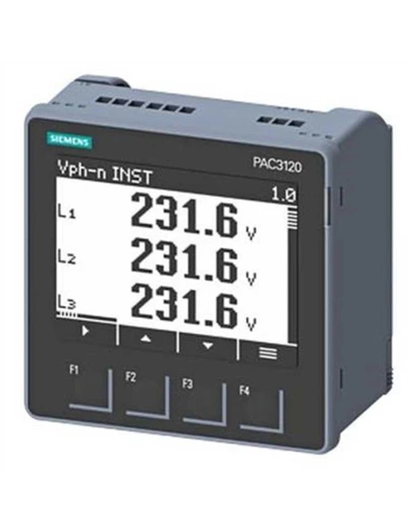 Siemens 7Km3120-1Ba01-1Ea0 Sentron Pac3120 Enerji Analizörü (22-65V Dc /) ürün görseli 1