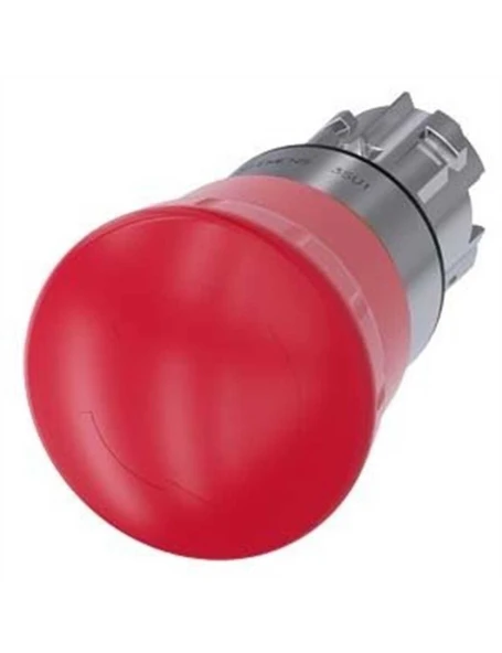 Siemens 3Su1050 1Hb20 0Aa0 Sirius Act Metal Çevir Kur 40 Mm Acil Stop Mantar Butonlar ürün görseli 1