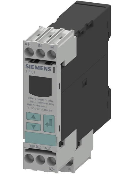 Siemens 3UG4622-1AW30 3Ug Düşük/Yüksek Akım İzleme Rölesi 1Co Kontak ürün görseli 1
