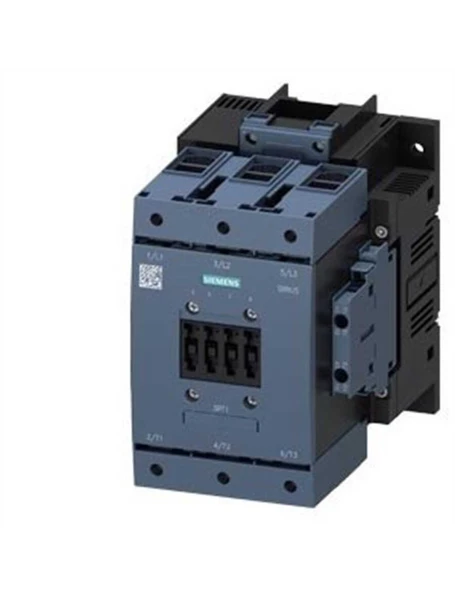 Siemens Sirius Kontaktör 3RT1054-1AP36 55kW 115A 400VAC 220-240VDC 2NO+2NC Vida Bağlantılı 3 Kutuplu AC-3E/AC3 ürün görseli 1
